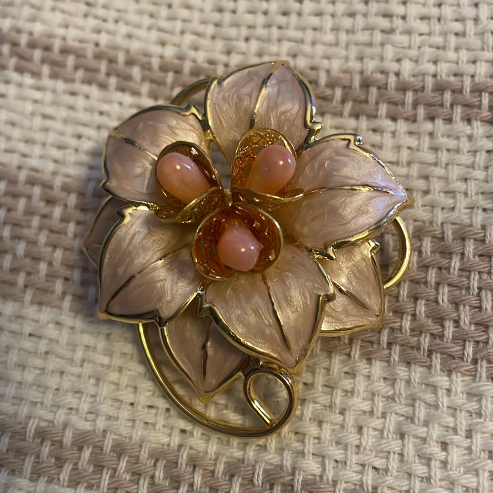 Gorgeous Enamel Brooch